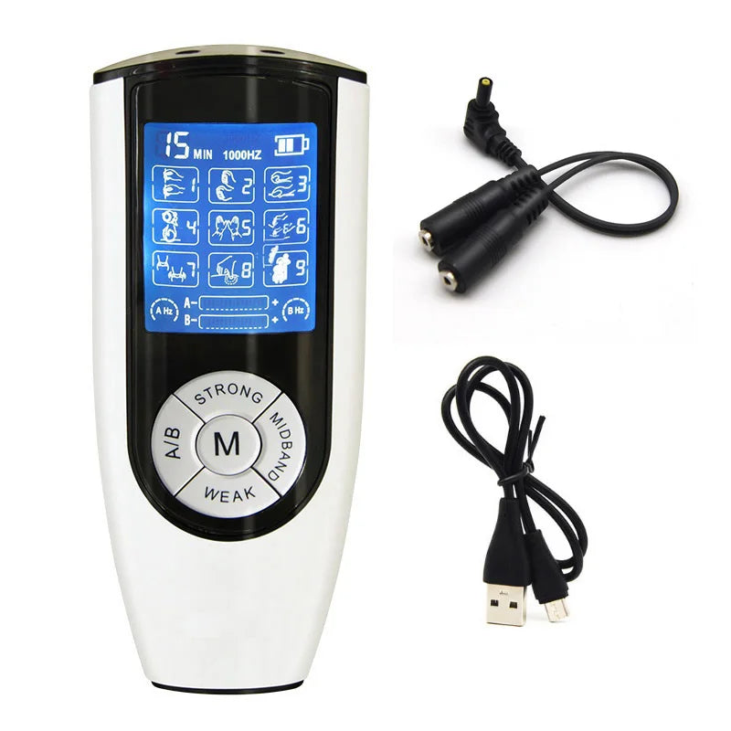 ASHBURNS Electro Shock Anal Butt Plug Electric Nipple Sucker Clamps E-stim Penis Plug Ring Cock Cage SM Chastity Couple Sex Medical Toys
