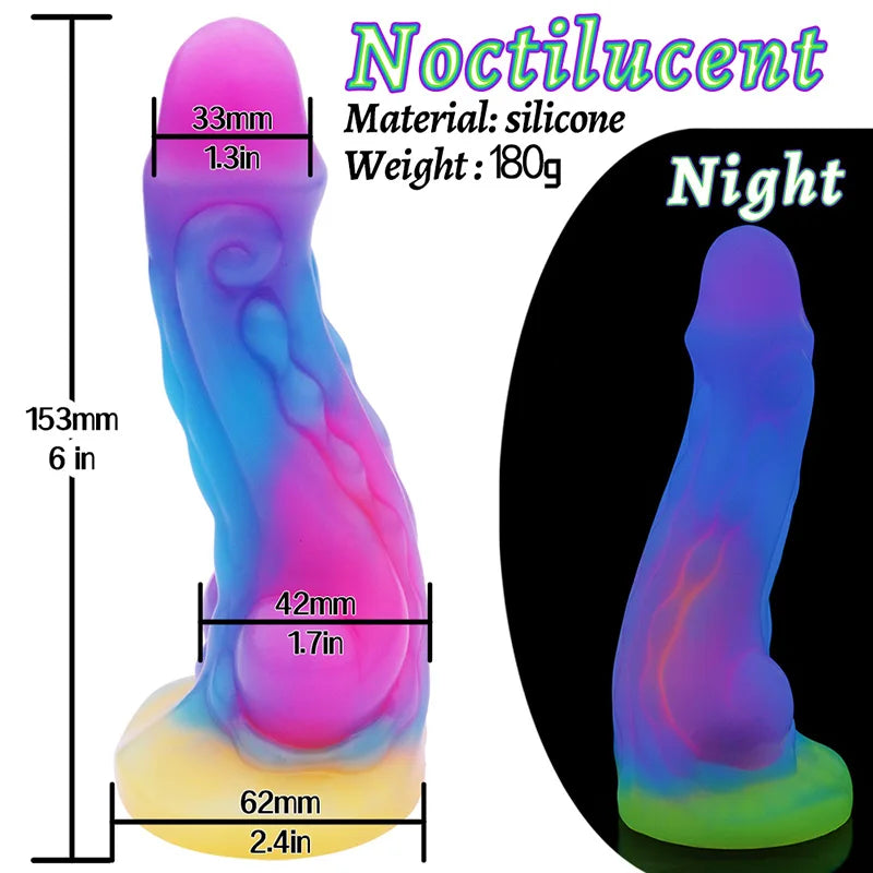 ASHBURN 6.9 Threaded Monster Dildo