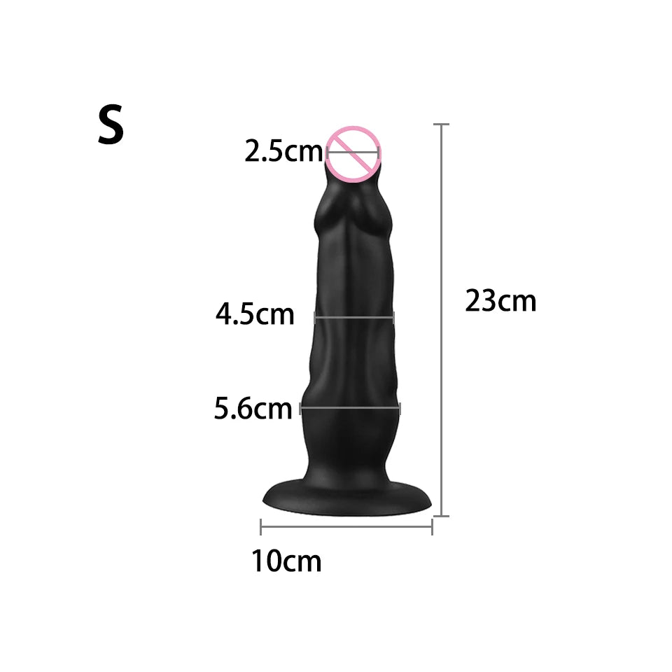 ROUGH BEAST Sex Machine Dildos Attachments Big Flesh Dildos For Vac-u-lock Love Machine Suitable for All Machines In The Shop
