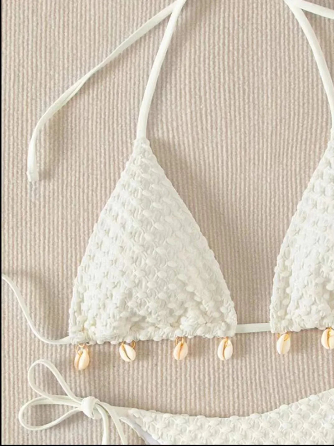 Melphieer NEW Shells Bikini Set Sexy Push Up Swimwear Women's Swimsuit Bathing Suits Swimming Suit For Women Maillot De Bain
