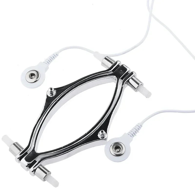 BDSM Bondage E-stim Clitoris Clips Electro Penis Stimulation Sex Toys For Couples Electric Shock Nipple Clamps Breast Massager