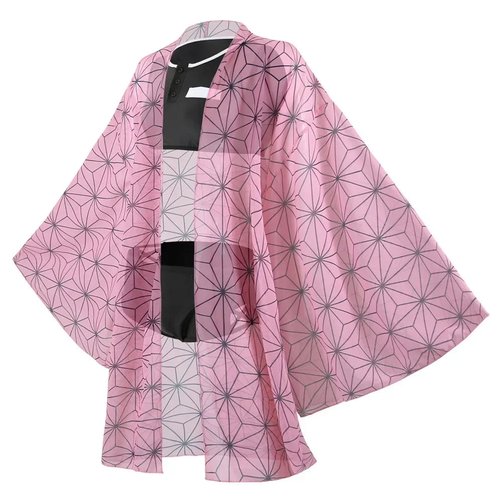 bilibili Demon Slayer Swimsuit Kochou Shinobu Kamado Tanjirou Nezuko Cosplay Costume Kimono Sexy Bikini Beach Swimwear