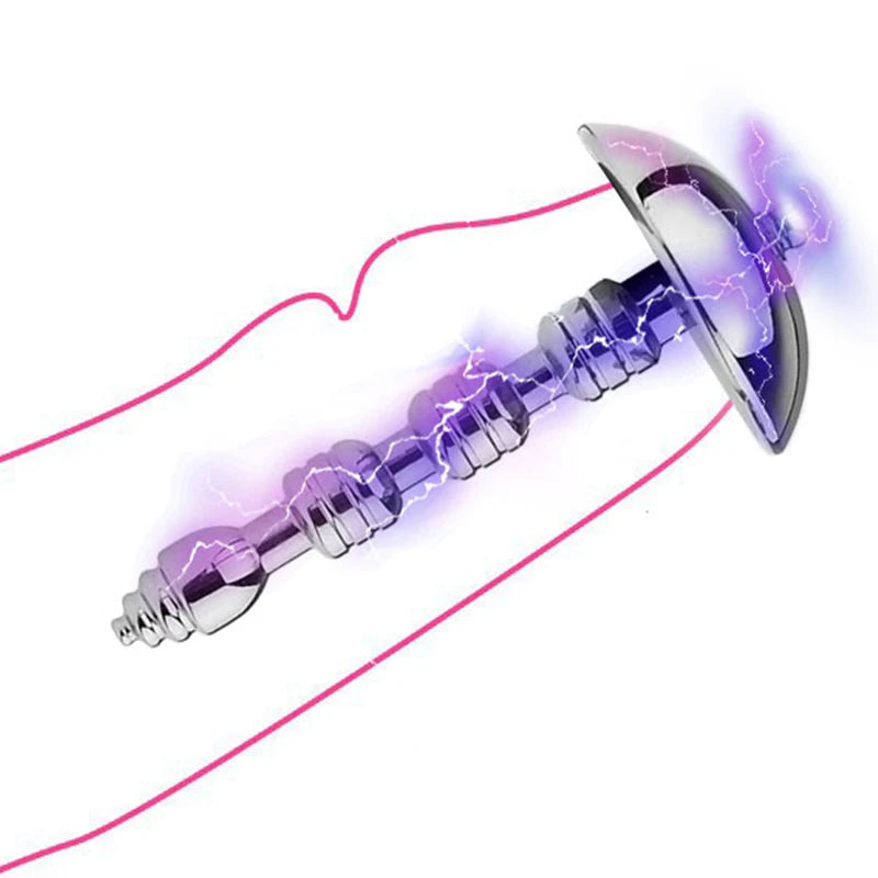 Metal Cock Ring Men Set Urethra Shock Stimulator Medical Fetishism 6/8mm Penis Plug Electric Bdsm Cbt Electro Shock Therapy