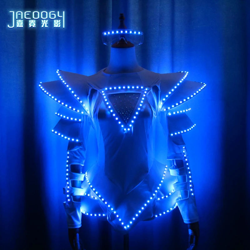 Sexy Ballet Dress for Women, Customized LED Apparel, Night Party, DJ Stage Props, Stage Show Bar Apparel