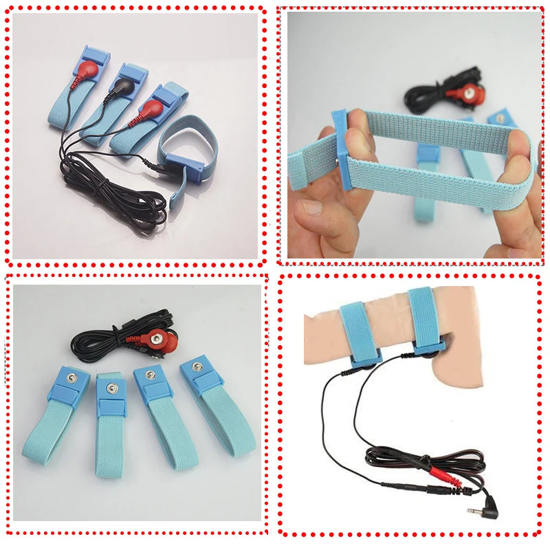 Electro Nipple Clamps Cockring,Electrostimulation Anal Butt Plug, Electric Shock Penis Ring/Plug Stimulation,E stim BDSM Sextoys