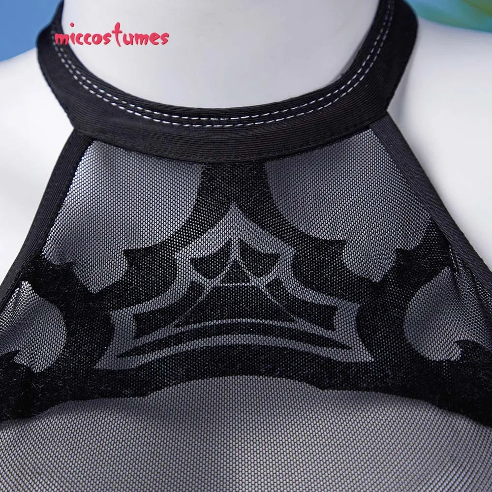 haikyuu Women 2B Derivative Sexy One-piece Swimsuit Halter Backless Tummy Control Bathing Suit