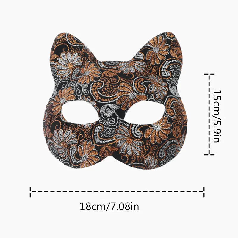 Sexy Women Role play Cat Mask Half Face Fox Animal Cosplay Sex Mask Halloween Party Mask Masquerade Ball Fancy Masks