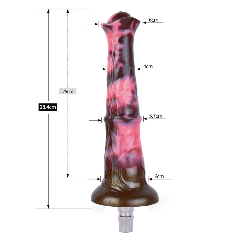 ROUGH BEAST Realistic Horse Dildo With Quick Plug Silicone Large Long Dildos for Sex Machine Masturbation Machine Attachments