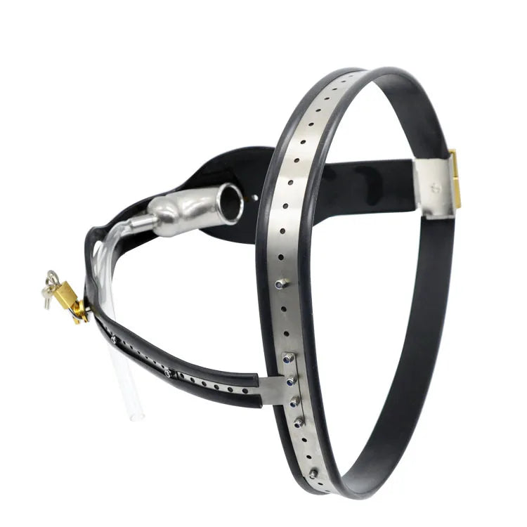 Male Fully Adjustable T-Style Stainless Steel Chastity Belt Device Wit Invisible Cock Penis Cage Bondage Bdsm Adult Sex Toy A182