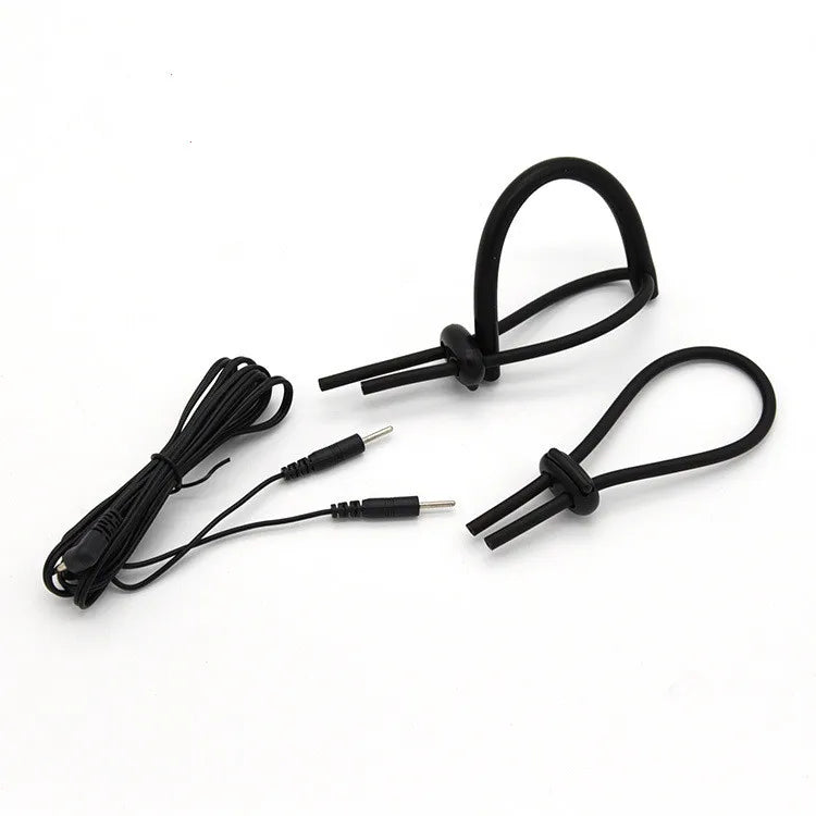 Various Electro Shock Penis Ring,Men Electric Stimulate Urethra Prostate Massage,E-stim Chastity Cage,Cock Extender,Bdsm Sex Toy