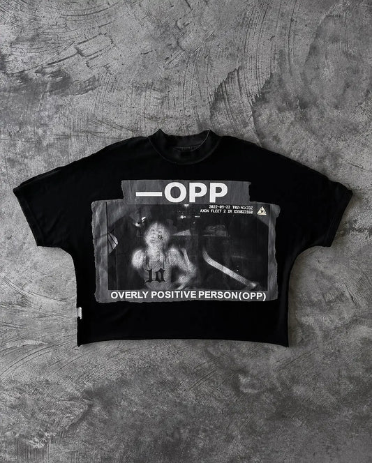 Streetwear New Hip Hop Gothic Graphic Print Oversized T Shirt for Men and Women Retro Fashion Round Neck Cotton Short Sleeve Top