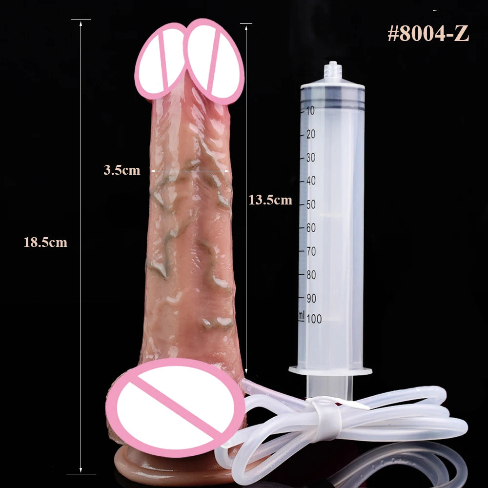 ASHBURN BLOODLINE RITE – Suction Squirting Dildo with Foreskin Detail