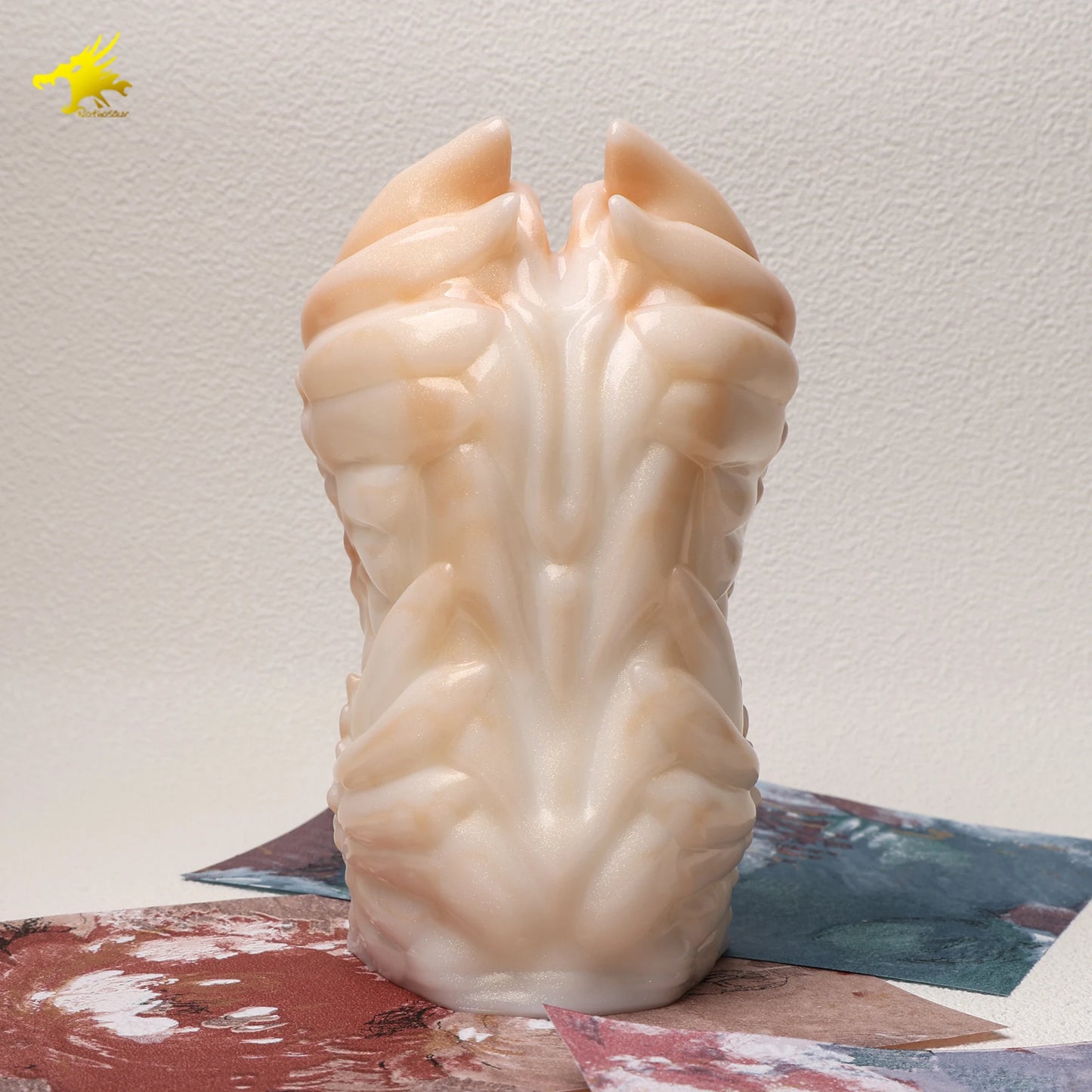 Male Masturbation Cup Milk Bottle Shape Silicone Masturbator Soft Emulational Vaginal Bulge Manual Sex Toys for Man