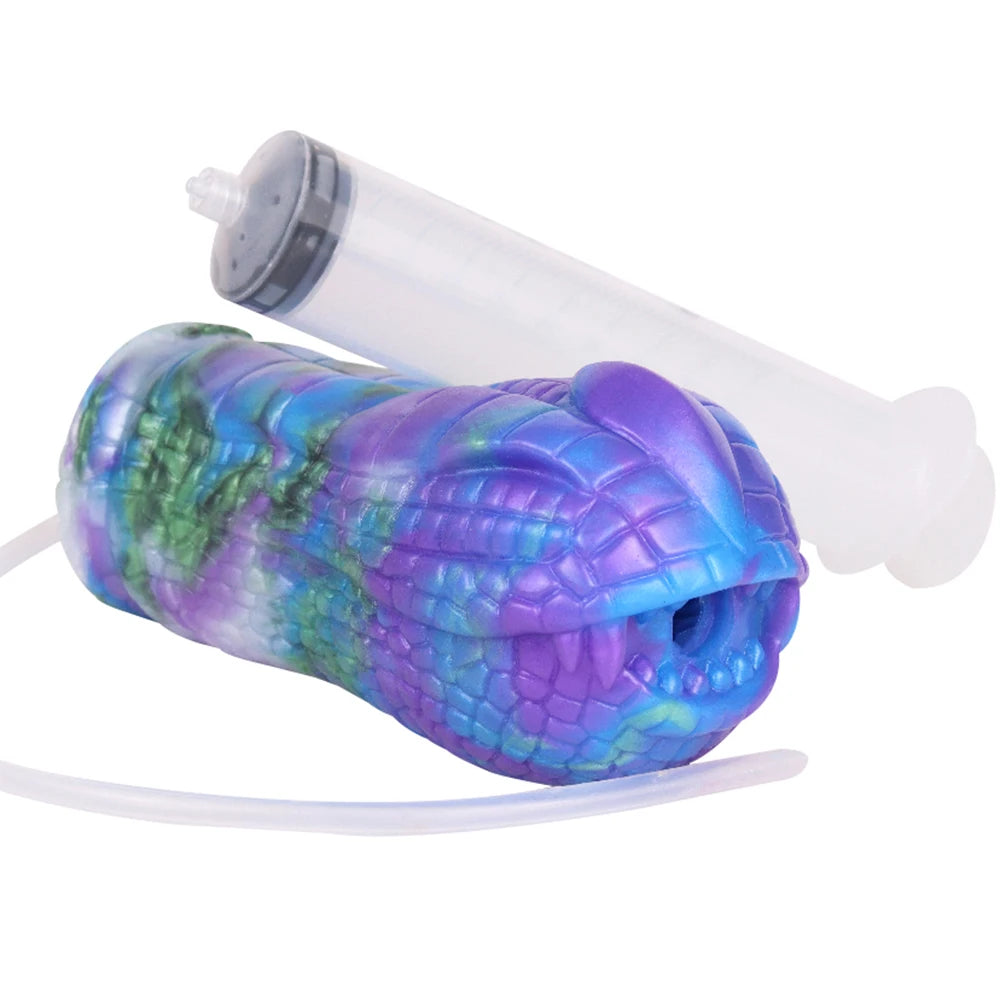 ASHBURN Silicone variety Fantasy MONSTER Realistic Ejaculation Pussy Male Masturbator Squirting Liquid Silicone Sex Toy For Men