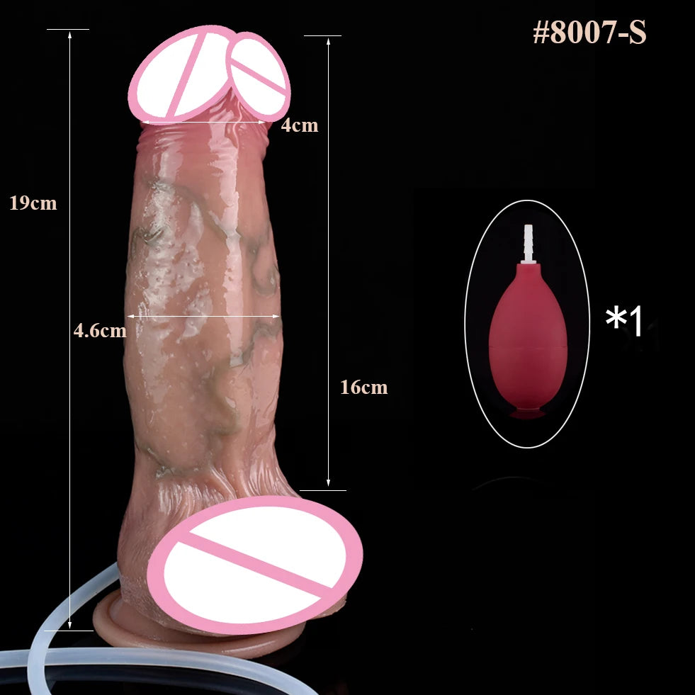 ASHBURN BLOODLINE RITE – Suction Squirting Dildo with Foreskin Detail