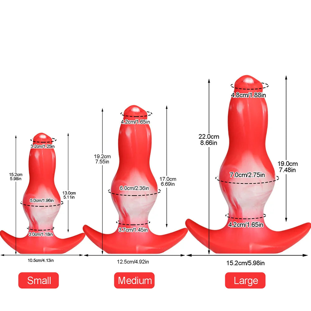 Dog Anal Plug with Tail BDSM Adult Sex Game Cosplay 18+ Anal Dildos for Women Men Silicone Soft Butt Plug Gay Sex Toys for Party