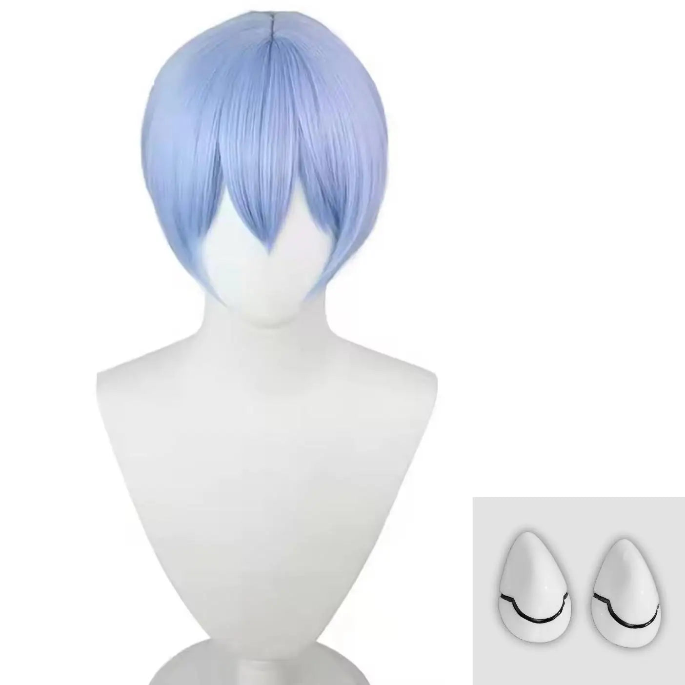 Asuka Langley Soryu Cosplay Costume Wig Hair Clips Rei Ayanami Cosplay Girl Women Halloween Loli Clothing Accessory