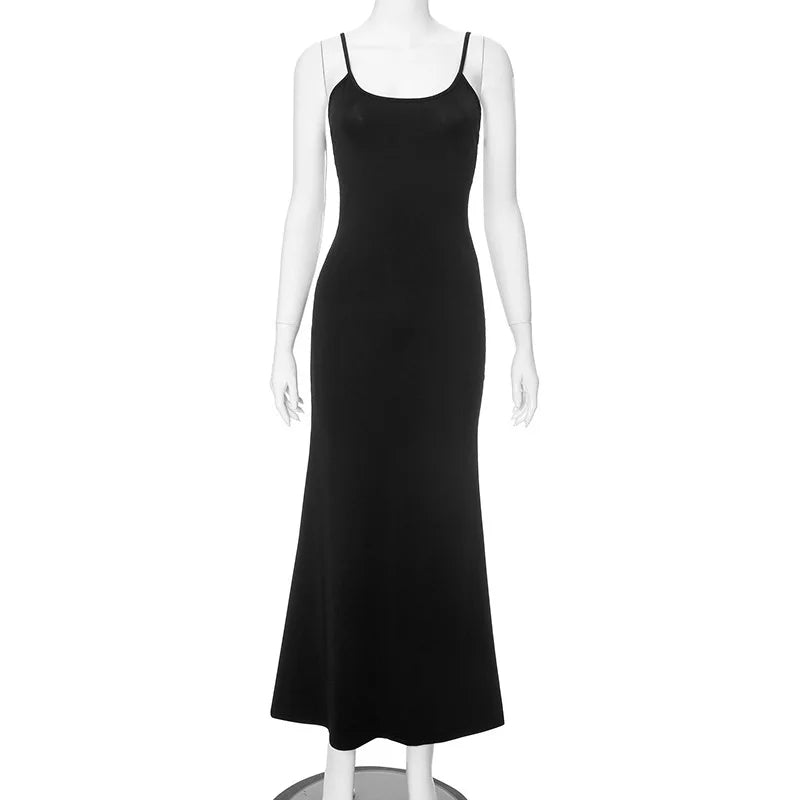 Goth Dark Cyber Y2K Butterfly Hollow Out Straps Dresses Fairy Grunge Bodycon Gown Women Sexy Hot Backless Dress Gothic Techwear