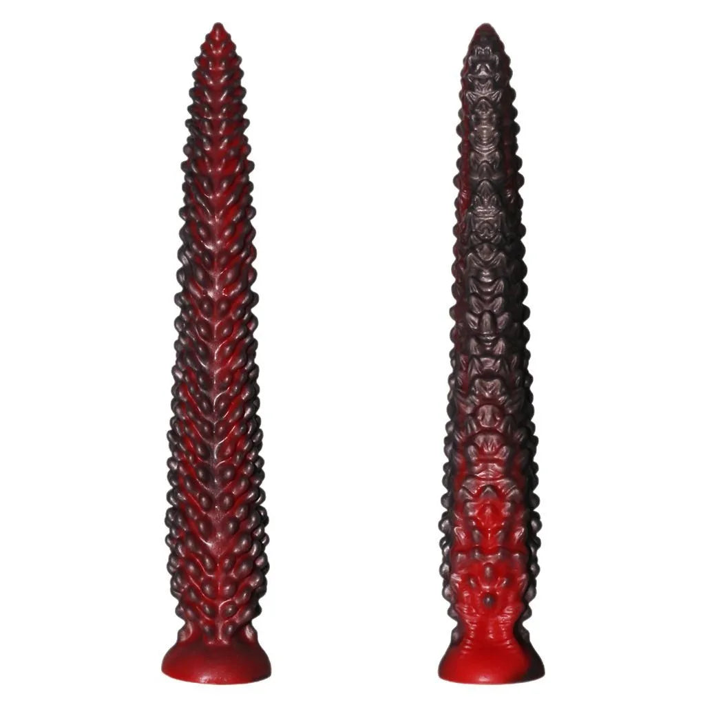 New Alien Tentacle Anal Plug Long Thick Dildo Spiral Silicone Large Butt Plug Suction Cup Anal Toy Adult Toy Men Women S- 8.39in M-11.34 in