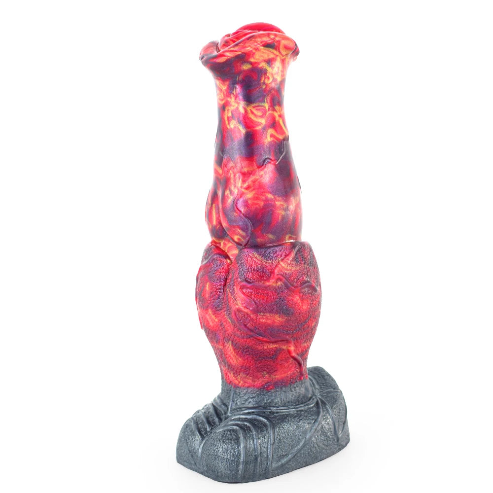 ASHBURN  Alien STALLION Dildo with Suction Cup Knot Flower Head Prostate Stimulator Cock Buttplug Sexy Shop Toy for Women Men Foreplay