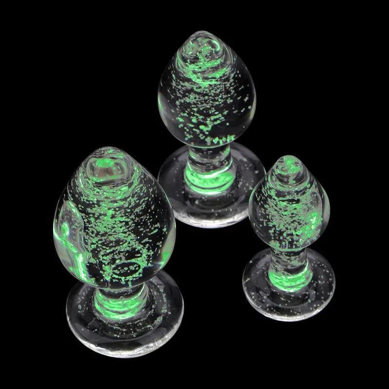 ASHBURN Luminous Glass PLUG for Adults Erotic Toys Crystal Jewelry