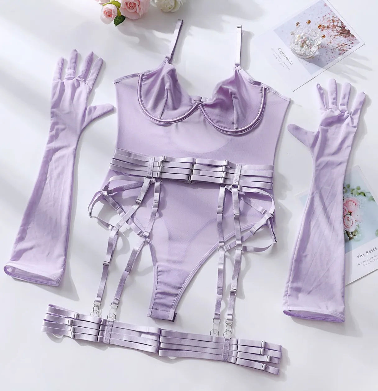 Sexy Lingerie Super Hot Women's Underwear Sets Sexy Ensemble Lingeries Femmes Female Bra Set Erotic Lingerie Woman Pyjama-sets