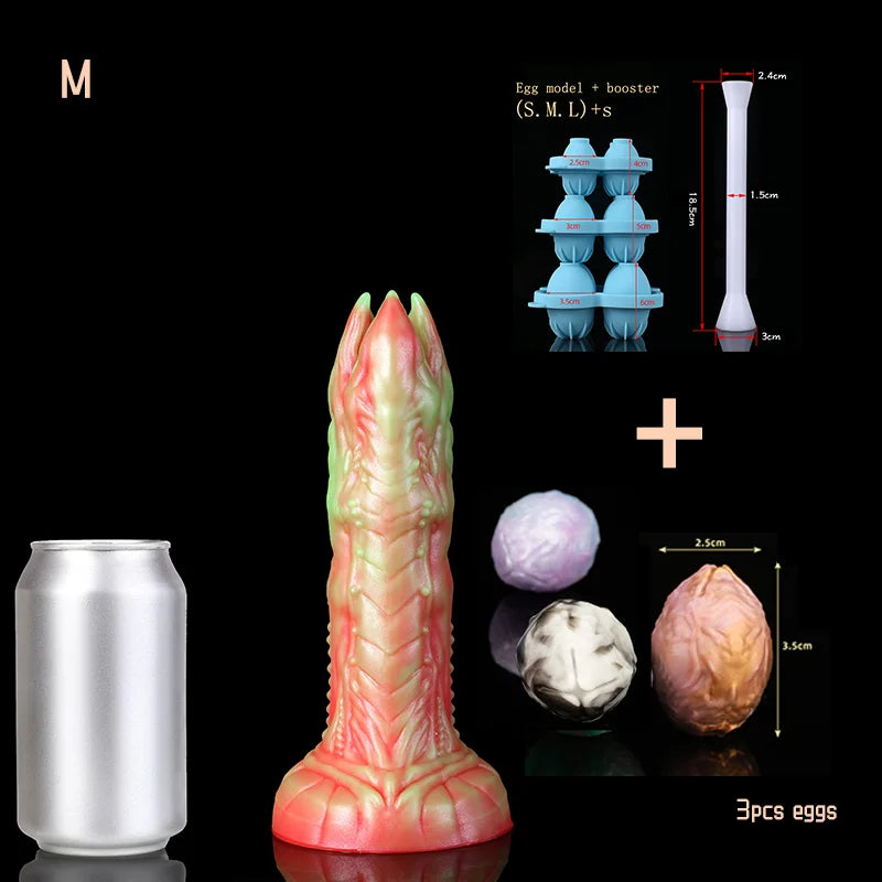 Ovipositor Dildo Masturbation Cup Dildo Lay eggs Enlargers Women Sex Toys