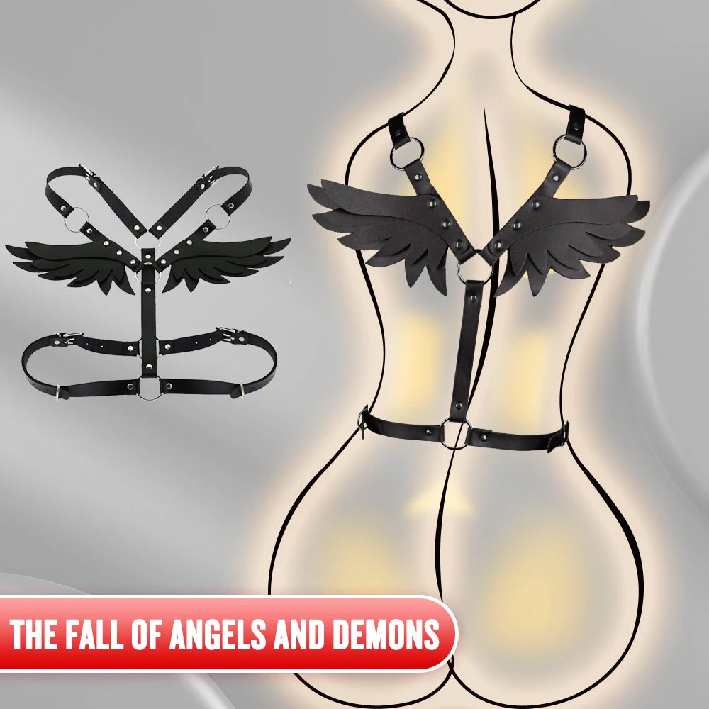 ﻿ 1pc BDSM SM Productssex bondage,bdsm bondage，“ waving her wings”，bdsm leather，Sex,Sexy Pleather bondage,Cosplay Sex Tools,Tool