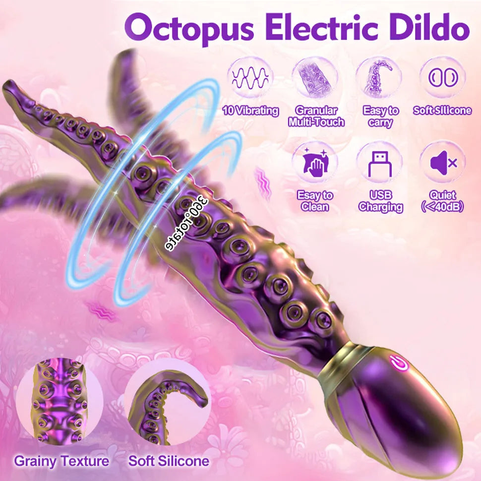 Female Powerful AV Wand Clitoris G Spot Men Prostate Massager 360 Rotating Anal Vibrator Masturbator Sex Toys For Woman Male