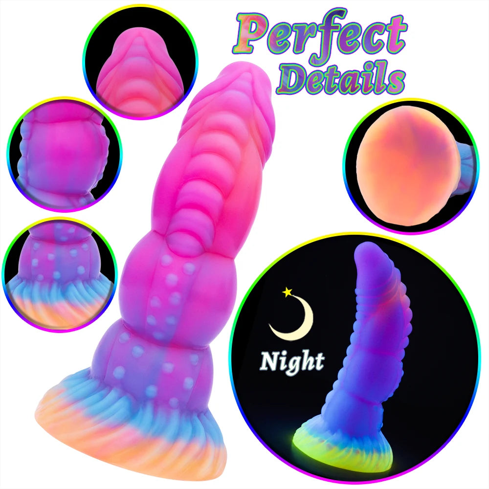 ASHBURN 6.9 Threaded Monster Dildo