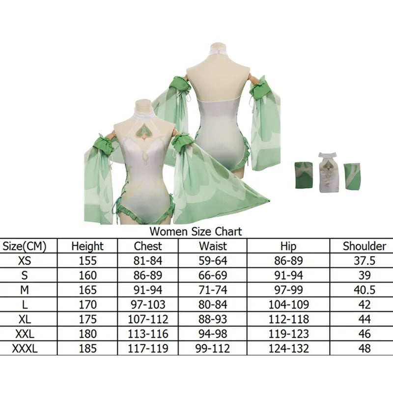 Nahida Lumine Cosplay Hutao Costume Genshin Impact Swimsuit Wanderer Top Shorts Cloak Halloween Carnival Party Disguise Suit
