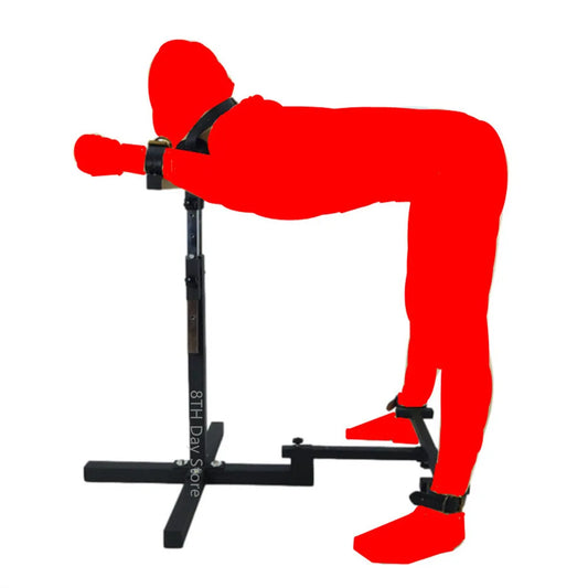 Bdsm Tools Collar Hands Leg Spreader Bondage Frame Restraint Metal Handcuffs Shackles Sex Toy For Adults Couple Sexy Accessories
