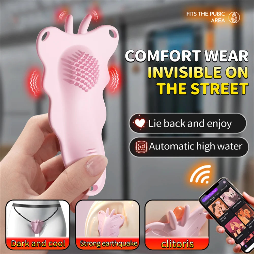 Butterfly APP Control lingerie style pulser