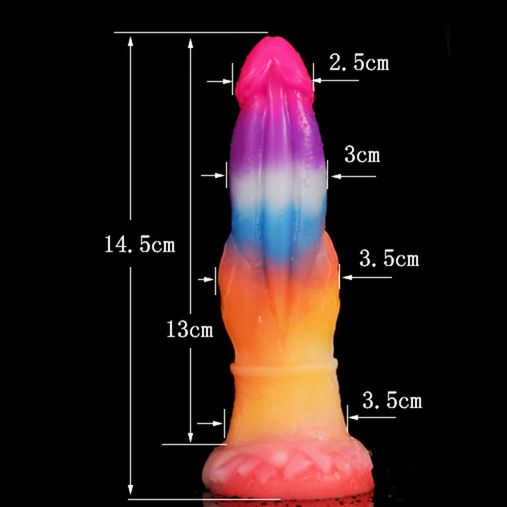 ASHBURN Remote Control Vibrator Luminous Dragon Dildo