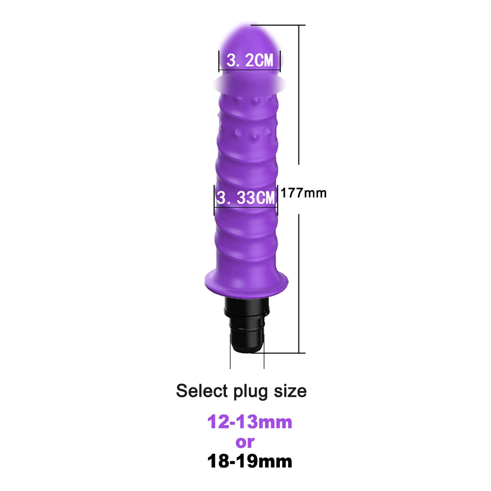 Massage Gun Heads vibration dildo penis adult sex toys silicone head VIBRAT for Fascia gun percussion Vibrators for Female Man