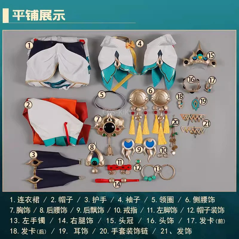 COS-KiKi Honkai: Star Rail Yunli Game Suit Gorgeous Lovely Dress Uniform Cosplay Costume Halloween Party Role Play Outfit Women