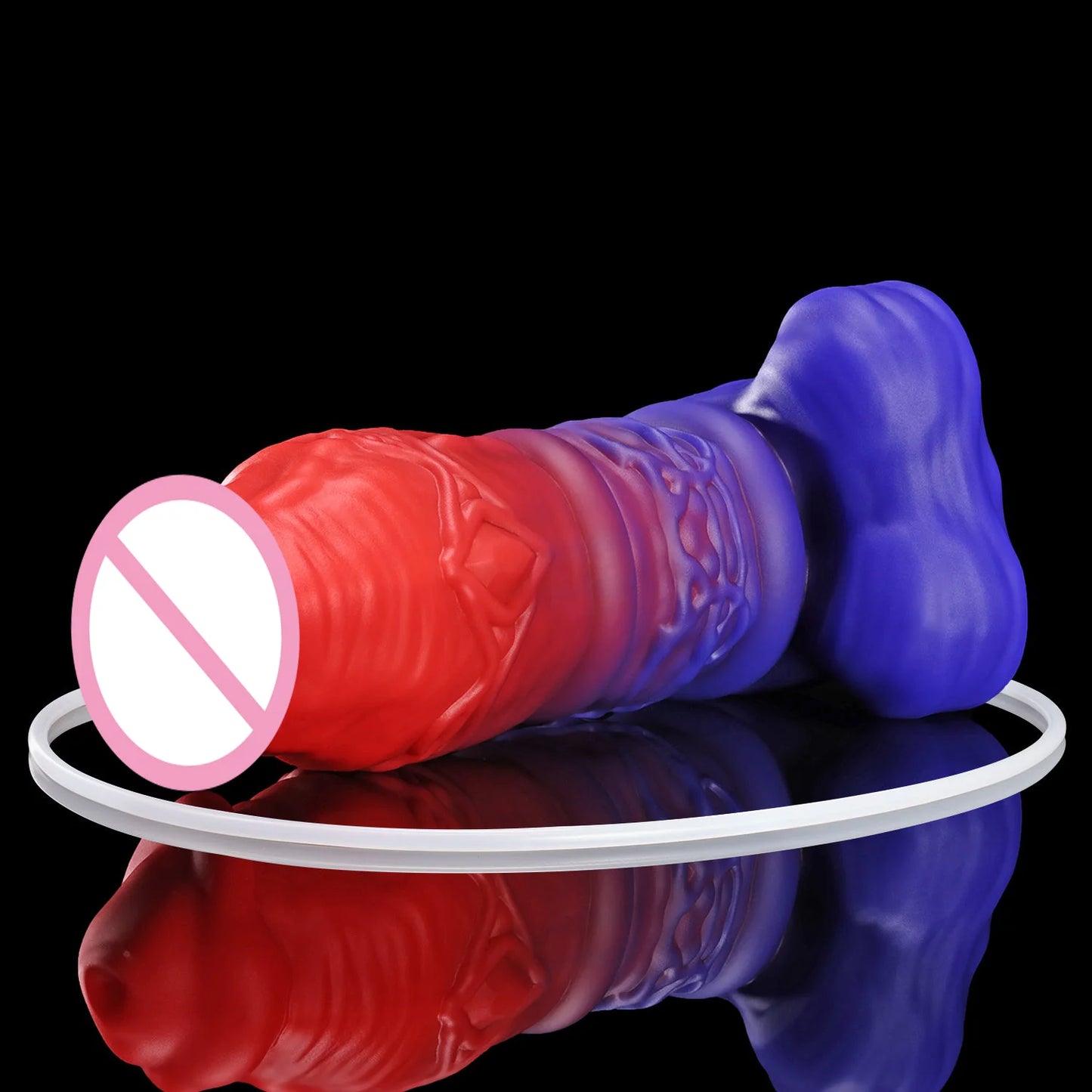 M-XXL-11.4IN + TUBE Dildo Tube - Clear Silicone Dildo in Assorted Sizes for Couples And Individuals