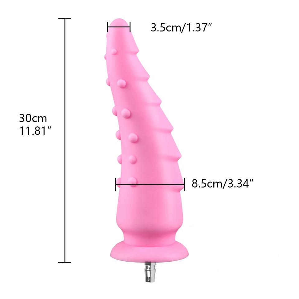 ROUGH BEAST Sex Machine Dildo Attachment for Vac-U-Lock Masturbation Machine Silicone Anal Plug Stimulation Erotic Adult Product