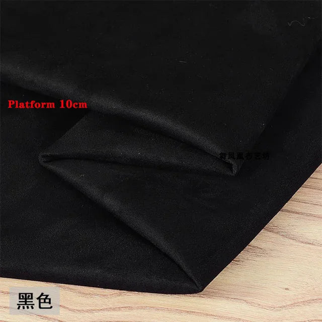 Women Pole Dance Shoes Training Protective Cover Overshoes Platform 10CM Sandals Protectors Suede Wear-Resist Boots Shoes Cover