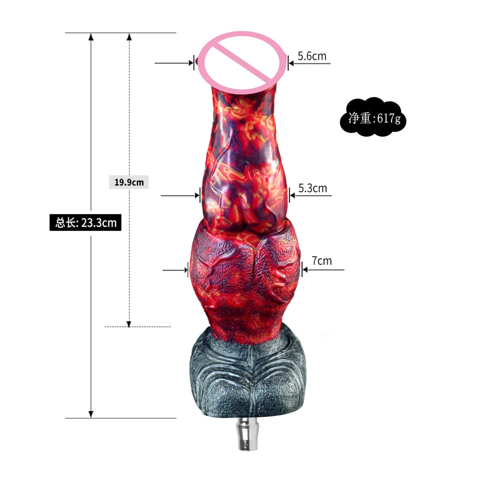 ASHBURN ALIEN AND BEAST RELICS Vac-U-Lock Sex Machine ATTACHMENTS