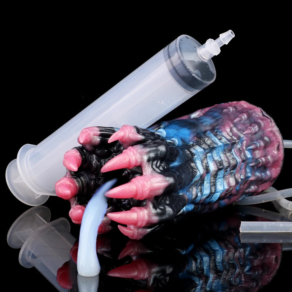ASHBURN Silicone variety Fantasy MONSTER Realistic Ejaculation Pussy Male Masturbator Squirting Liquid Silicone Sex Toy For Men