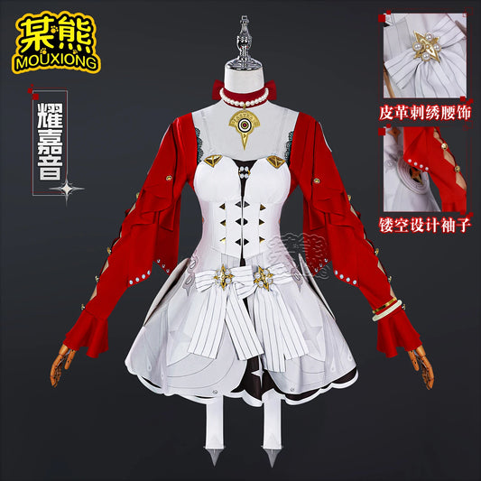 Game Zenless Zone Zero Astra Yao Cosplay Costume Uniform Halloween Carnival Party Christmas Play Role Clothes Wig for Girls
