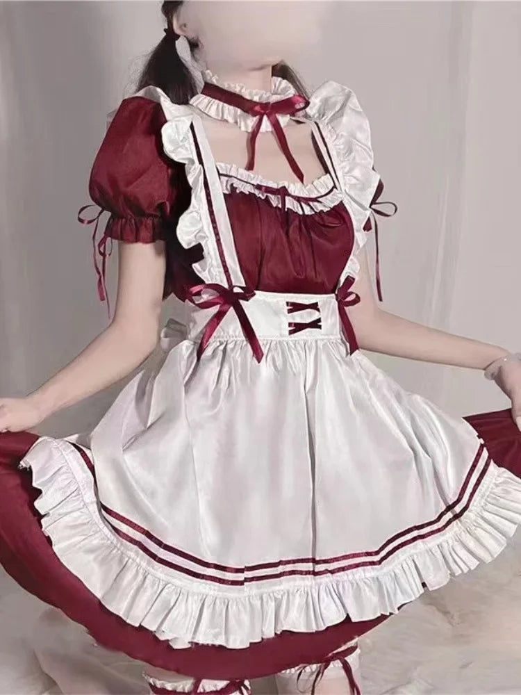 Nun Anime JK Cosplay Costumes Japanese Student Outfit Sister Uniform Crotchless Women Night Role Play Temptation Apparel