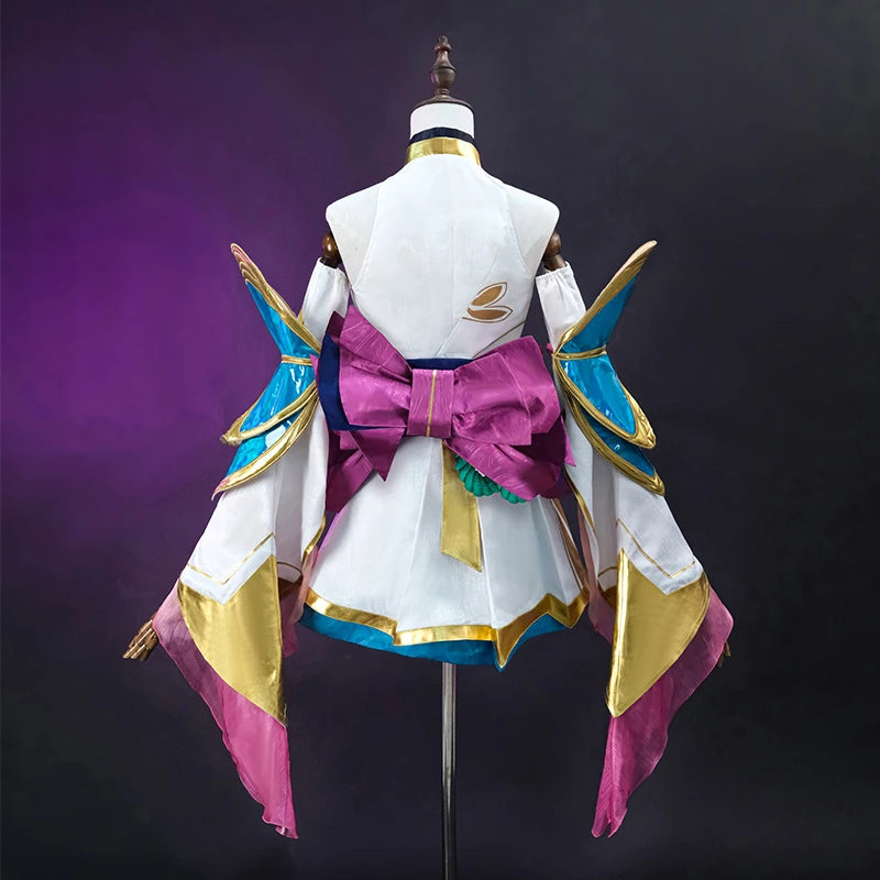 ROLECOS Game LOL Prestige Spirit Blossom Lux Cosplay Costume Game LOL Lux Cosplay Outfit Halloween Women Suit New Skin
