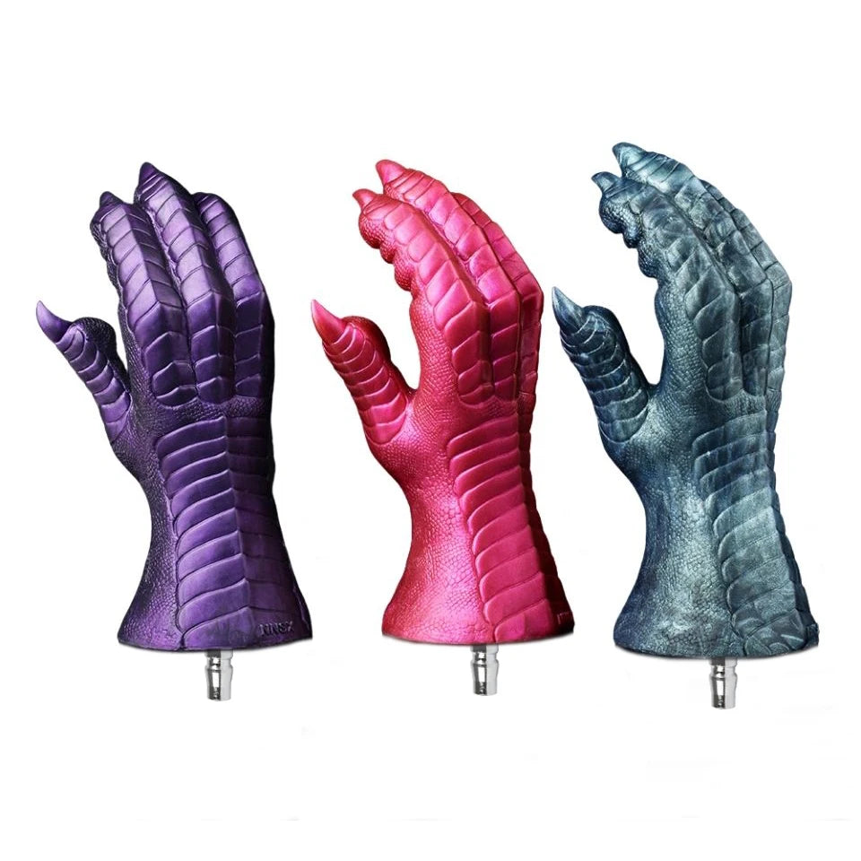 ROUGH BEAST New Silicone Dragon Claw Hand Masturbator for Vac-U-Lock Sex Machine Anal Plug Dildo Attachments Automatic Sex Toys