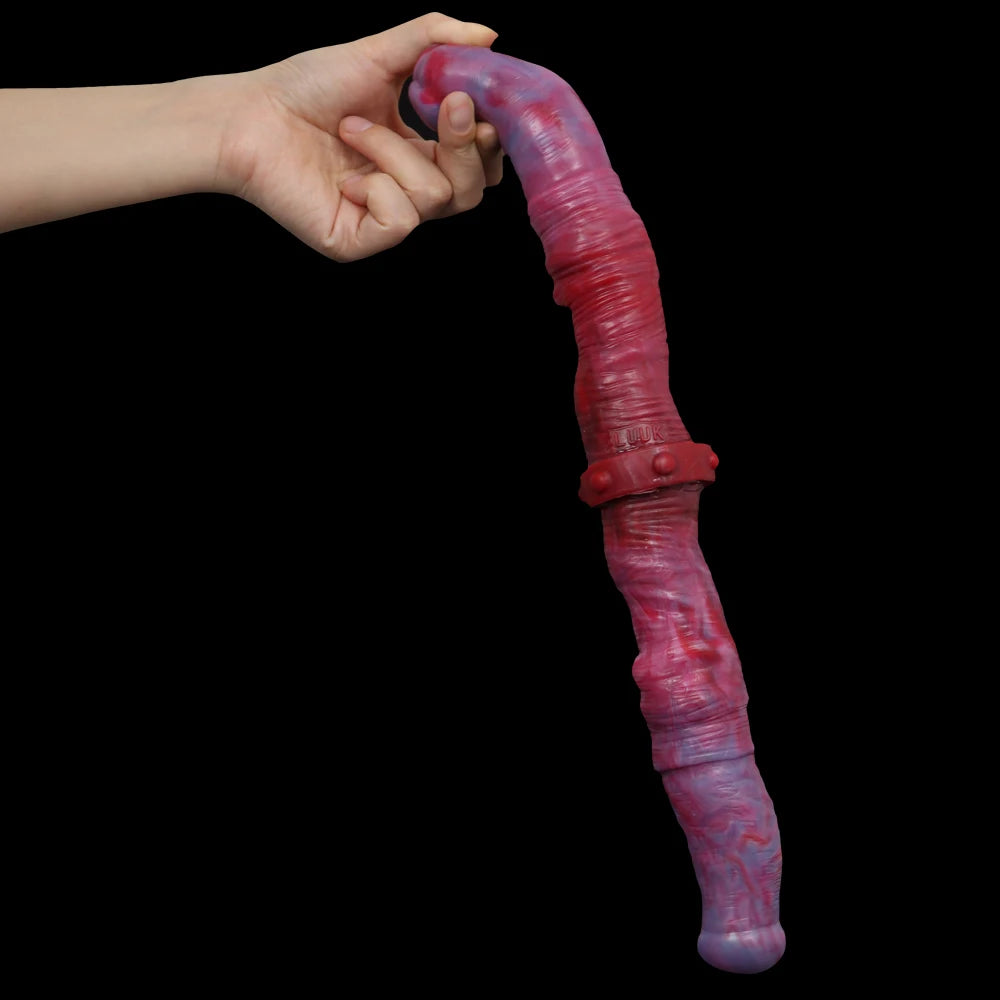 ASHBURN 40cm MULTI STYLES Long Double Dildo Large Knot DOUBLE ENDED DILDO