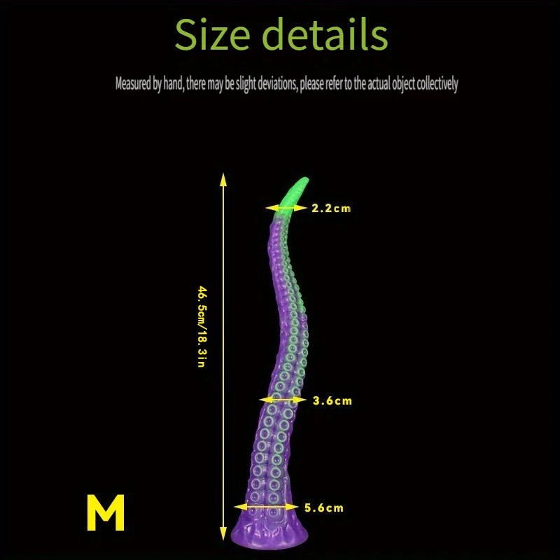 Soft  Silicone  Tentacle Dildo Sex Toys Realistic Octopus Fake Penis Adult Fantasy Anal Plug Holder Masturbation Massage Tool