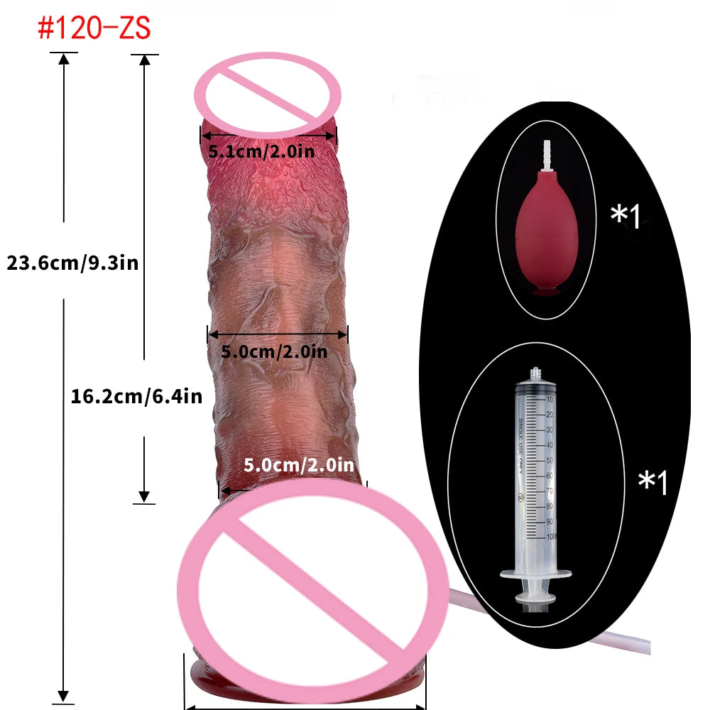 ASHBURN FLOOD RITE – Realistic Squirting Dildo