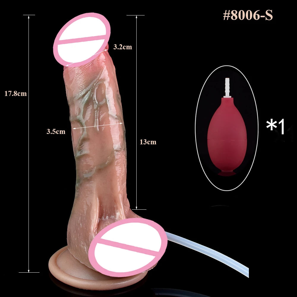 ASHBURN BLOODLINE RITE – Suction Squirting Dildo with Foreskin Detail