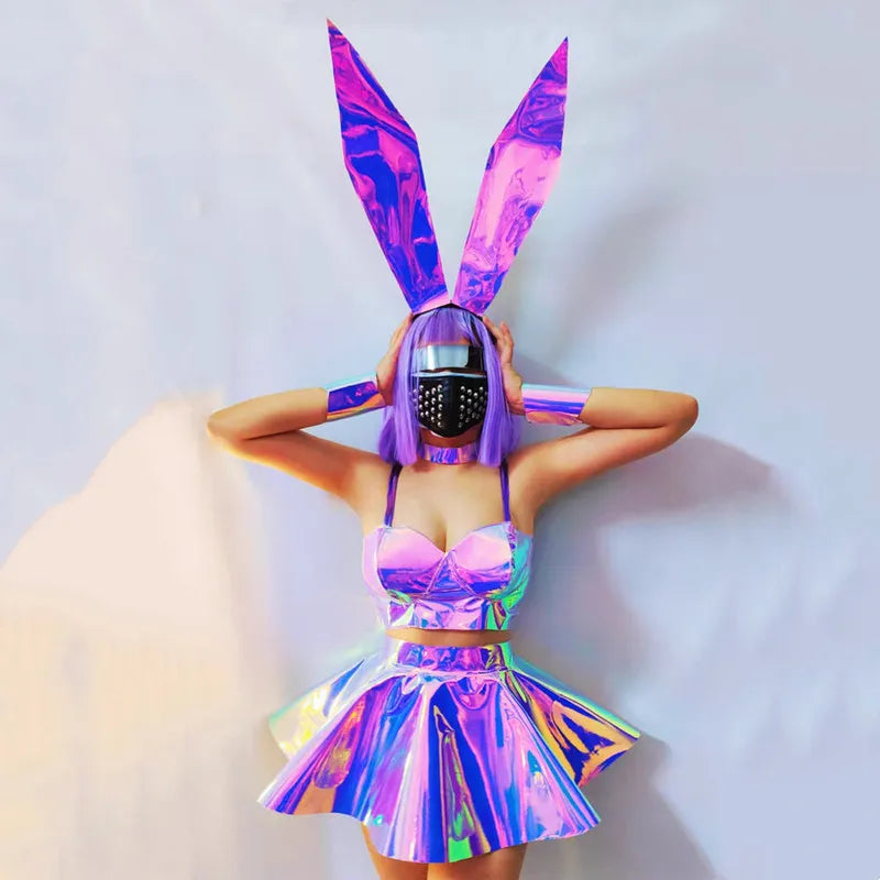 ASHBURN™ Holographic Bunny Domme Set – 3PC / 4PC Performance Kit